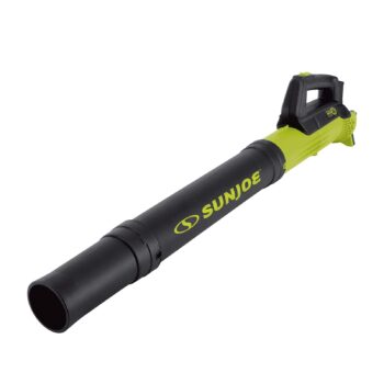 Restored Sun Joe 24V-TB-CT 24-Volt iON+ Jet Blower Cordless Compact Turbine Leaf Blower 100-MPH, Tool Only (No Battery + Quick Charger) (Refurbished)
