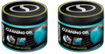 Restored Car Cleaning Gel | Automotive Dust Car Crevice Cleaner | Slime Auto Air Vent and Interior Detail Removal | Car Putty and Keyboard Cleaner (2-Pack, Unscented) (Refurbished)