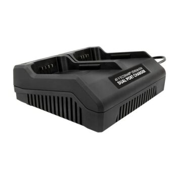 Restored Snow Joe + Sun Joe iCHRG40-DPC | iONMAX Lithium-Ion Battery Dual Port Charger | 40 Volt | CERTIFIED AUTHENTIC (Refurbished)